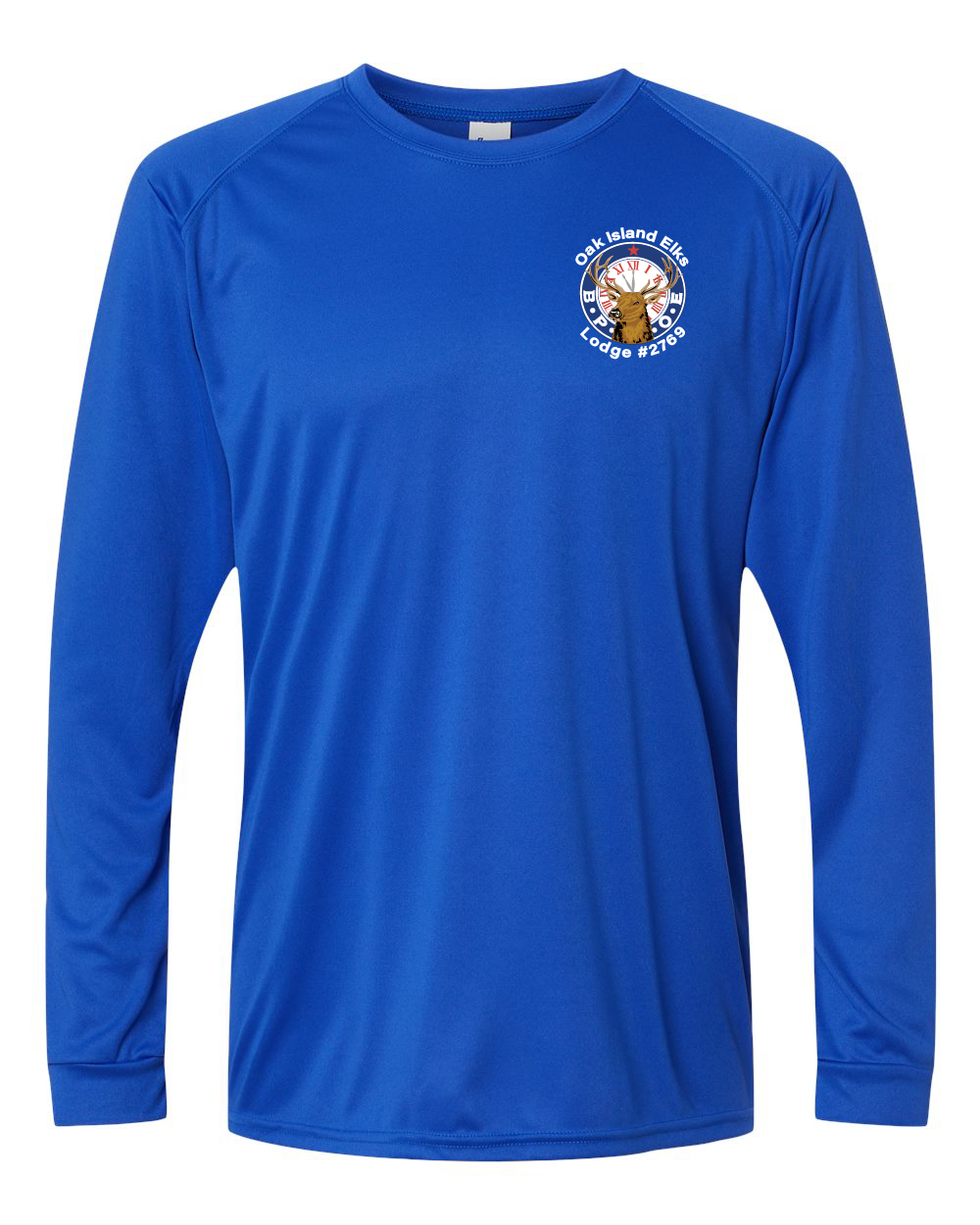 Elks BPOE Unisex Long Islander Performance Long Sleeve T-Shirt