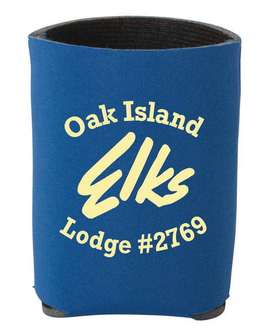 Elks Antlers on the Ocean 4 Foam Can Koosie