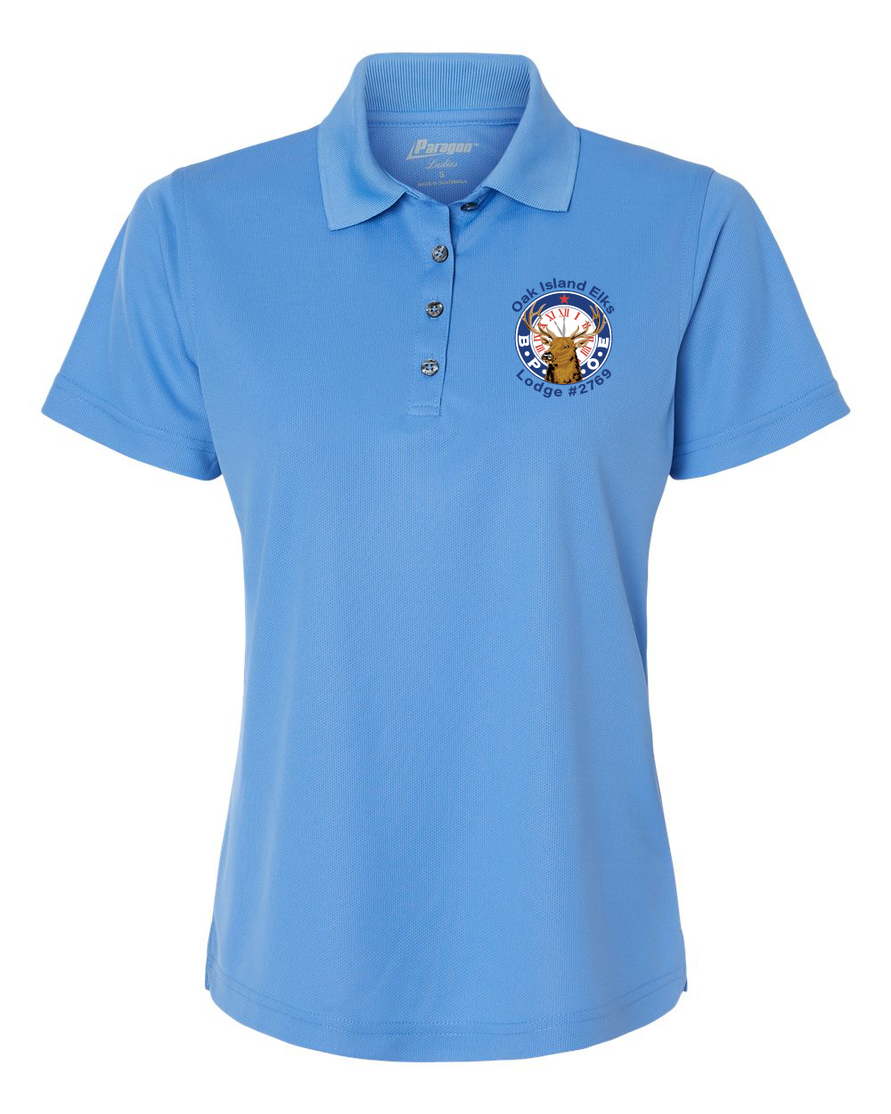 Elks BPOE Women's Saratoga Performance Mini Mesh Polo - 104