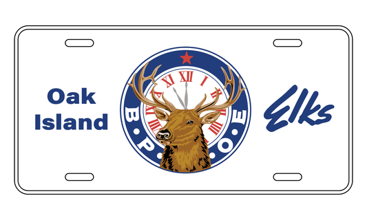 Elks BPOE License Plate