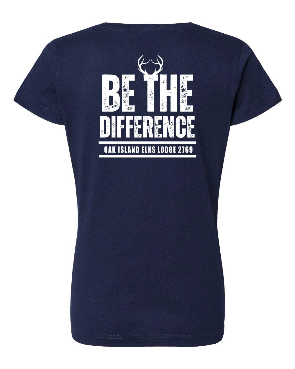 Elks Be The Difference Women's Fine Jersey V-Neck Tee