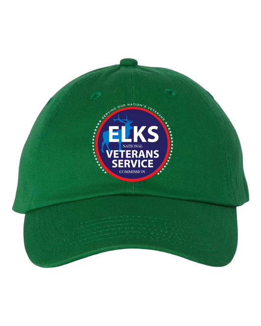Elks Veteran Bio-Washed Classic Dad Hat