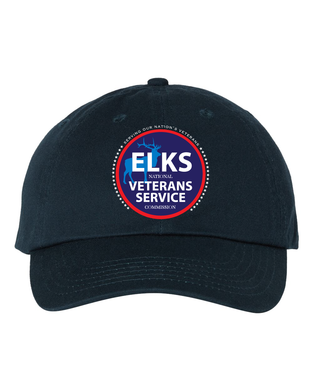 Elks Veteran Bio-Washed Classic Dad Hat