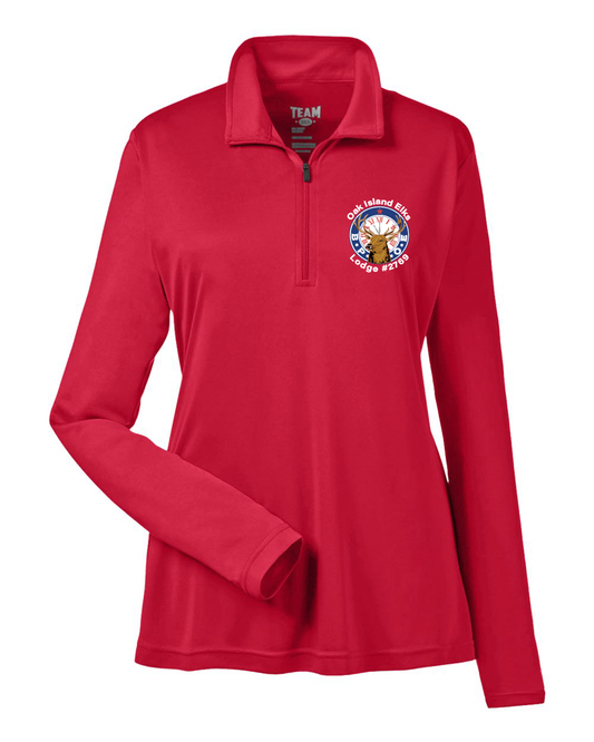 Elks BPOE Women's Zone Performance Quarter-Zip Pullover