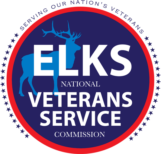 Elks Veteran's Service Men's Moisture Free Mesh Polo
