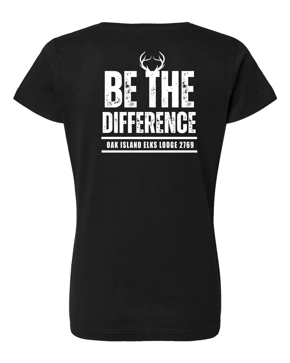 Elks Be The Difference Women's Fine Jersey V-Neck Tee