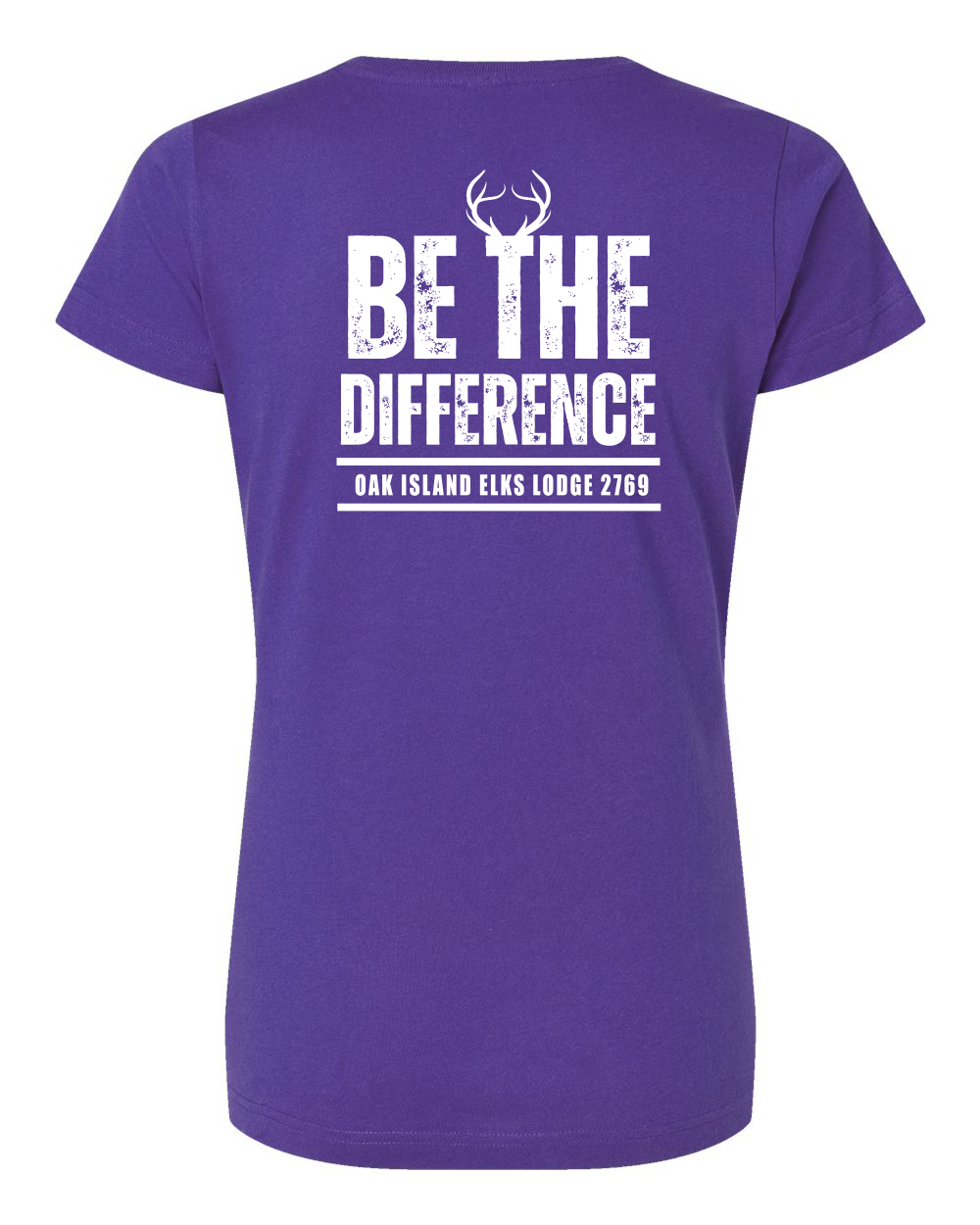 Elks Be The Difference Women's Fine Jersey V-Neck Tee