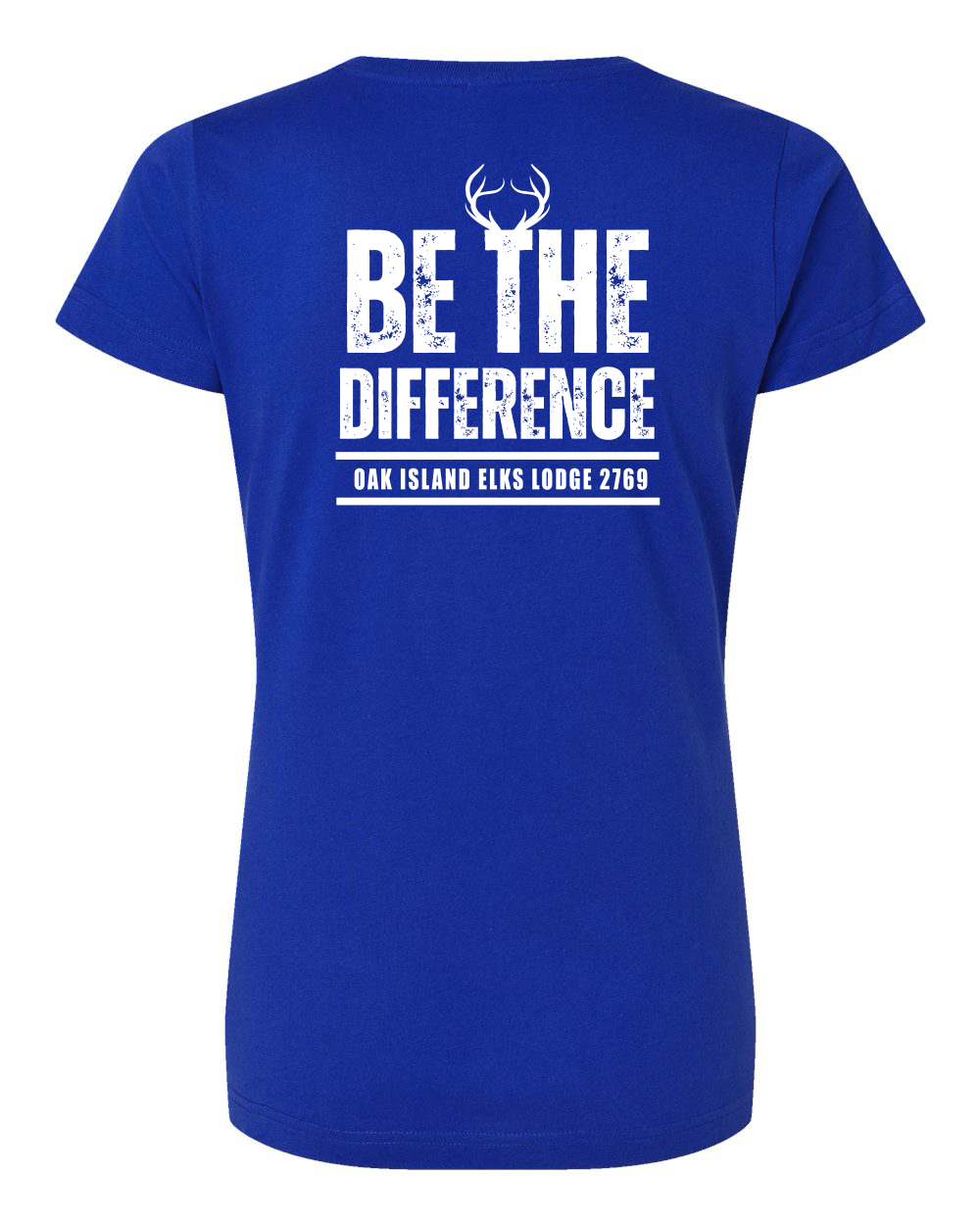 Elks Be The Difference Women's Fine Jersey V-Neck Tee