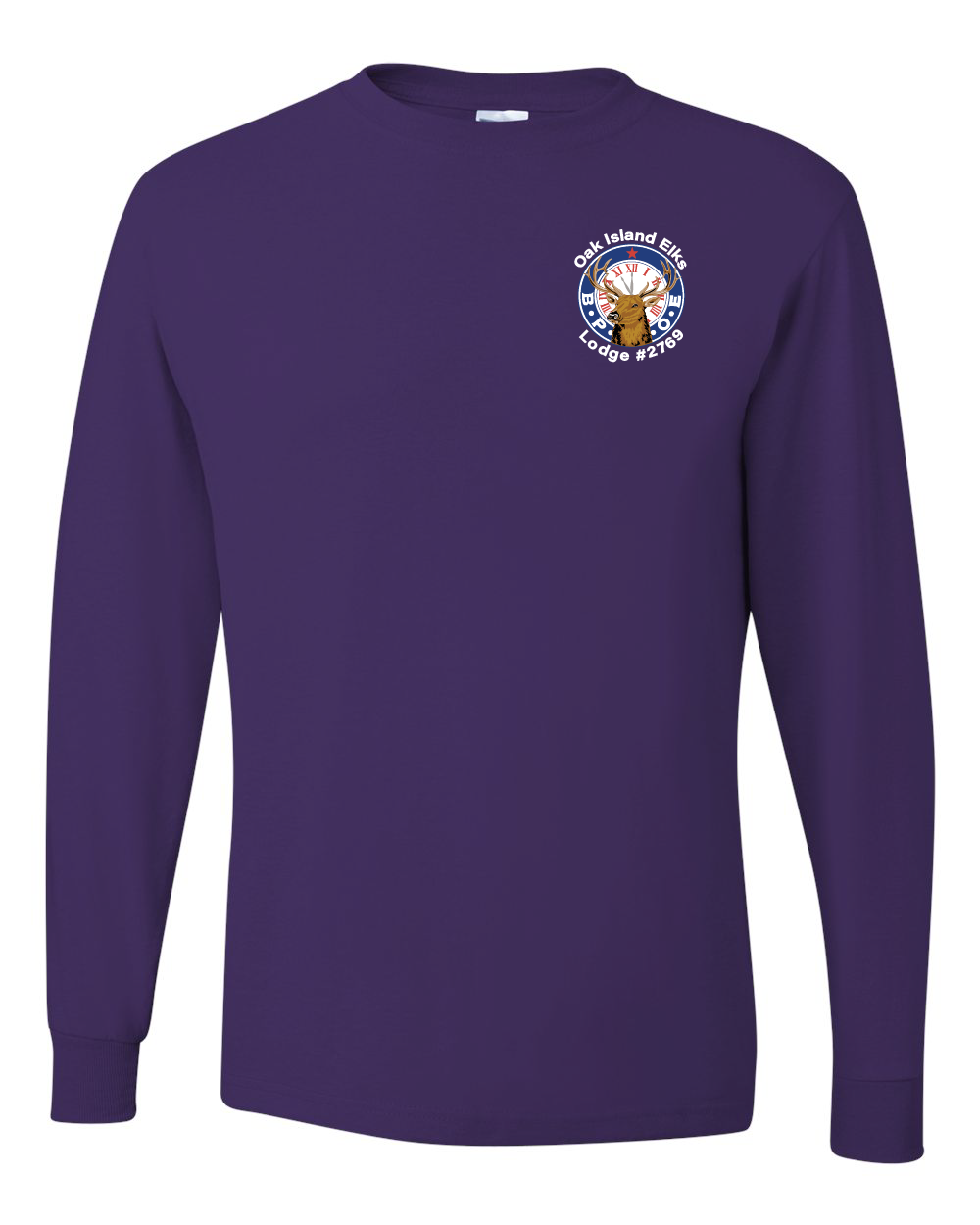 Elks BPOE Unisex Dri-Power® Long Sleeve 50/50 T-Shirt