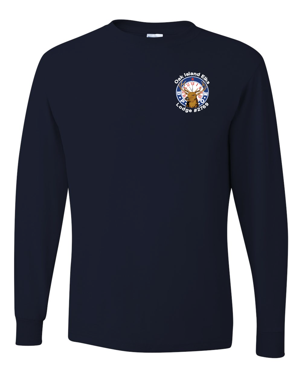 Elks BPOE Unisex Dri-Power® Long Sleeve 50/50 T-Shirt