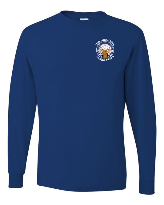 Elks BPOE Unisex Dri-Power® Long Sleeve 50/50 T-Shirt