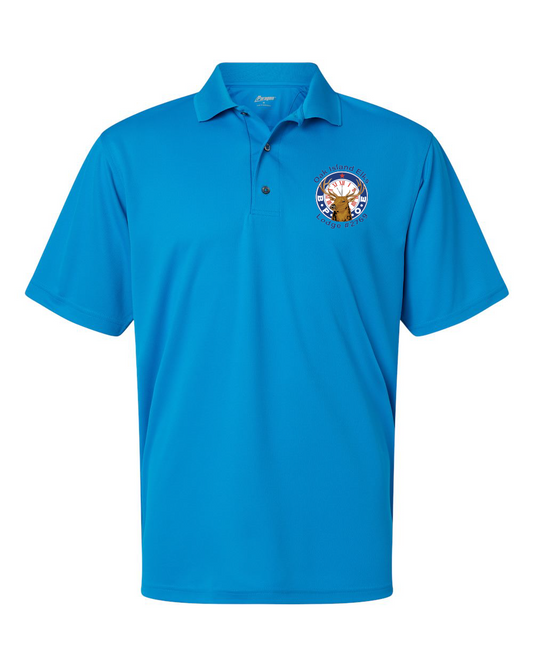 Elks BPOE Men's Saratoga Performance Mini Mesh Polo - 100