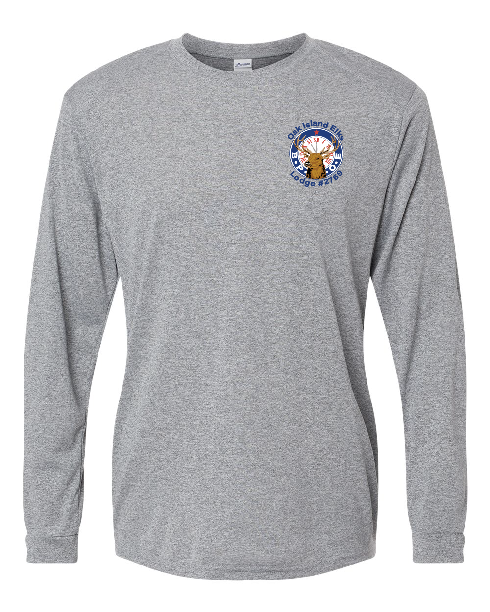 Elks BPOE Unisex Long Islander Performance Long Sleeve T-Shirt