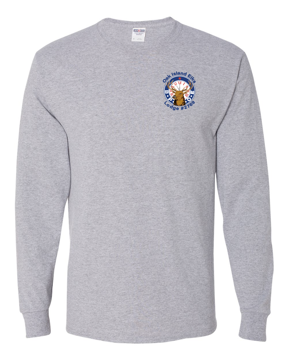Elks BPOE Unisex Dri-Power® Long Sleeve 50/50 T-Shirt